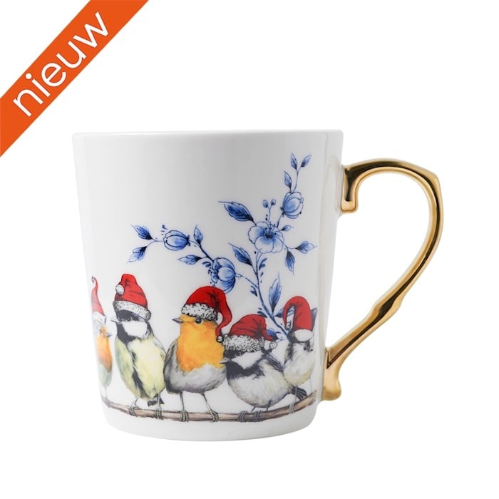 Mug Forest Birds Christmas M340